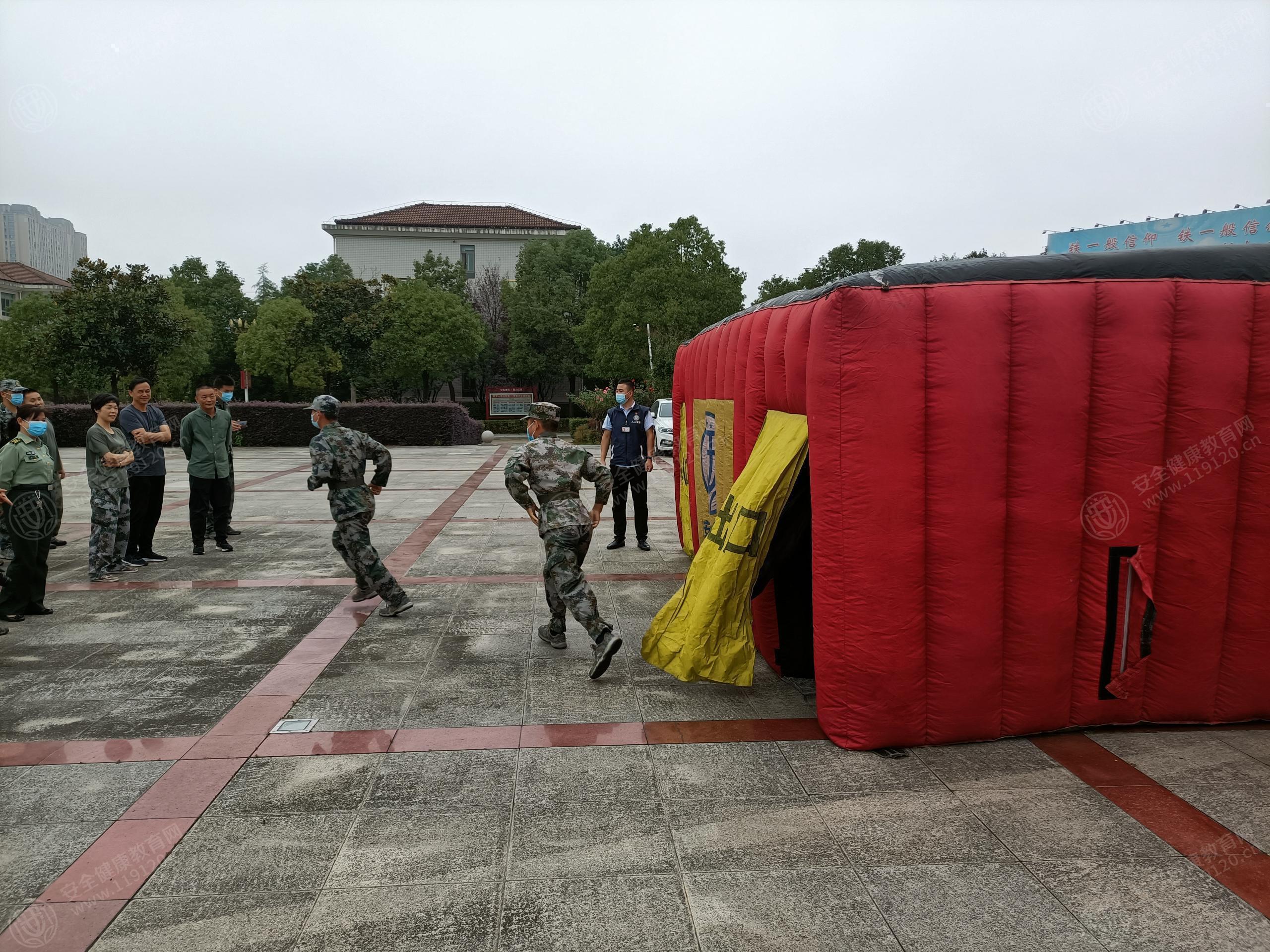 河南省信阳市军分区开展消防安全知识培训